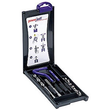 Powercoil Free-Running Helical Insert Repair Kit, Helical Inserts, 7/8"-9, Plain 18-8 Stainless Steel 3532-7/8K